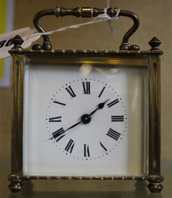 Brass carriage clock